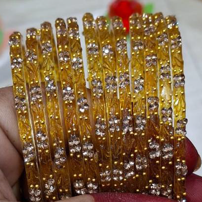 Tulip Crystal Bangles