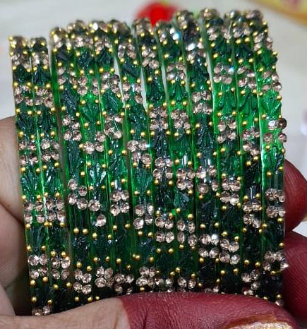 Tulip Crystal Bangles