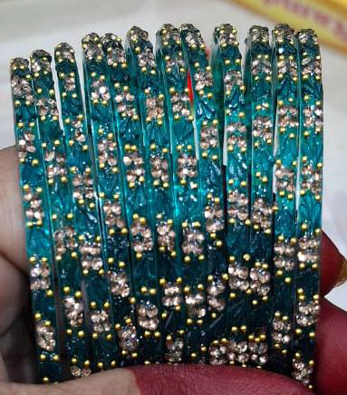 Tulip Crystal Bangles