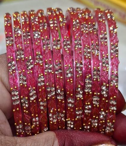 Tulip Crystal Bangles