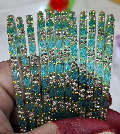 Tulip Crystal Bangles