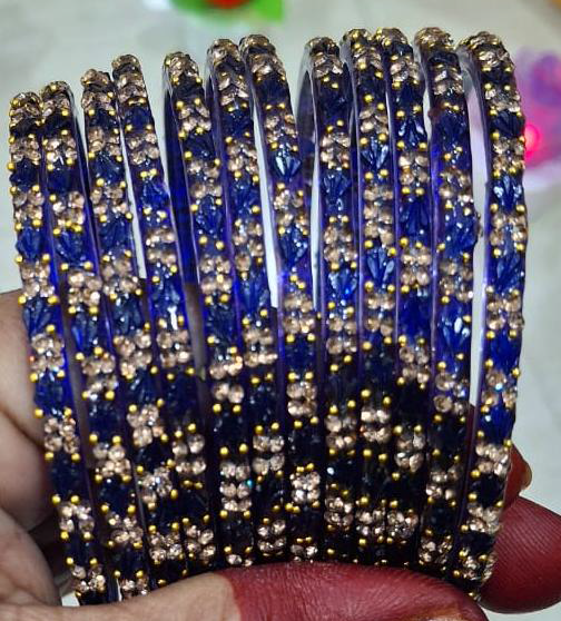 Tulip Crystal Bangles